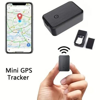Portable Magnetic GPS Vehicle Locator - Instant Hidden Car Locator With Rechargeable Battery, Suitable For Seniors And Assets, Black