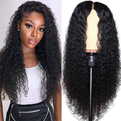 AA Hair Front Wig Womens Brazilian Human Long Curly Lace Wavy Hair Wigs US 2026