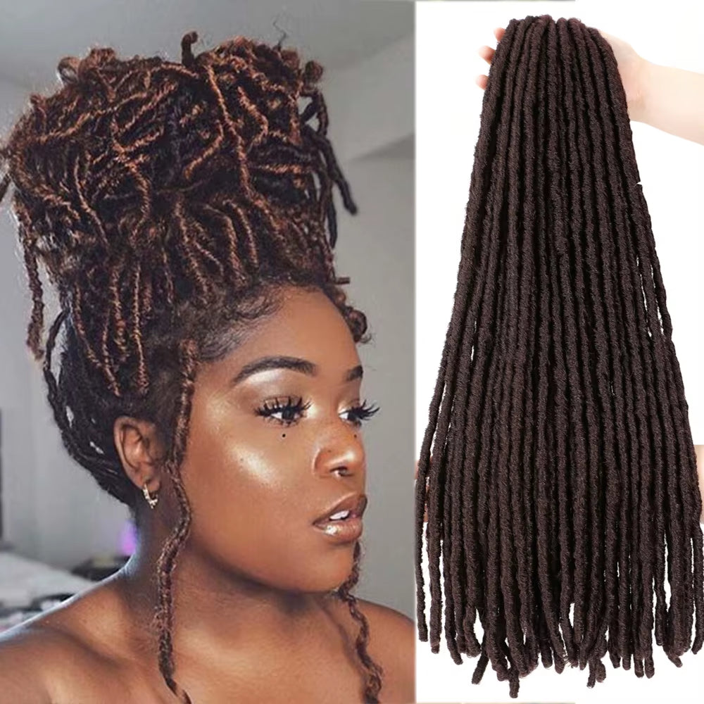 Synthetic Faux Locs Crochet Braids Hair Dreadlocks Knotless Hook Dreads Ombre Color Braiding Hair Extensions for Women X-TRESS