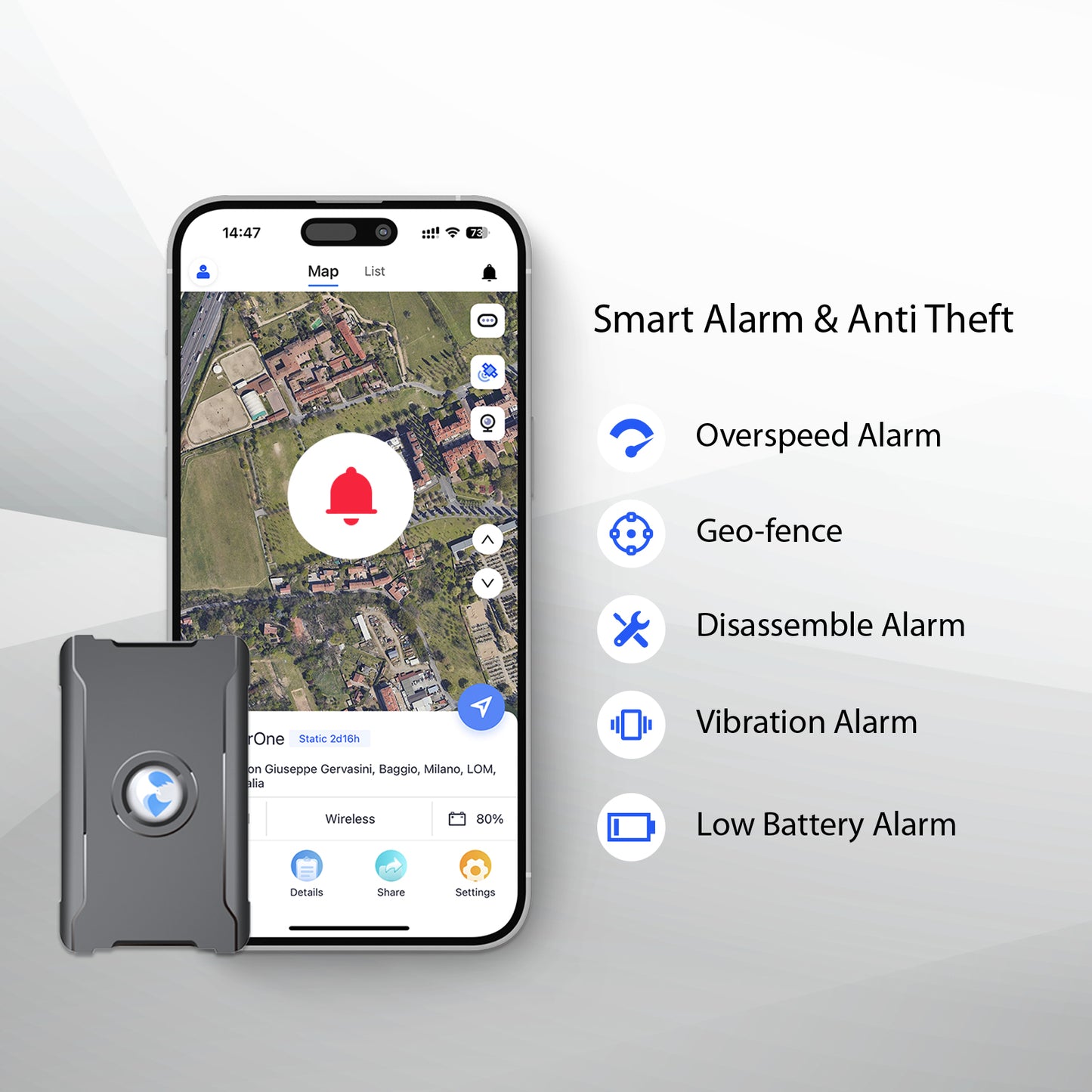 15 Days Battery Vehicle GPS Tracker Anti-Theft Tracking Locator For Truck-Car-Moto-Luggage Security Protection Remote Control