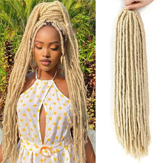 Synthetic Faux Locs Crochet Braids Hair Dreadlocks Knotless Hook Dreads Ombre Color Braiding Hair Extensions for Women X-TRESS
