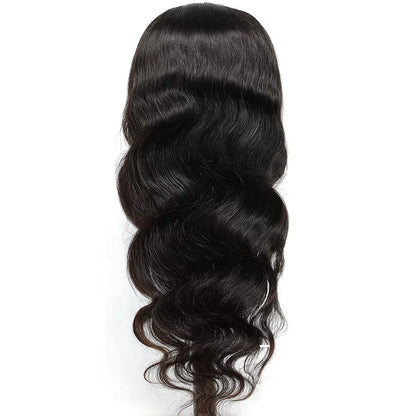 68Cm Women'S Long Wavy Wig Middle Part Big Wave Synthetic Hair Wig Natural Fluffy for Daily Party Use Para Uso Diario Y Fiestas
