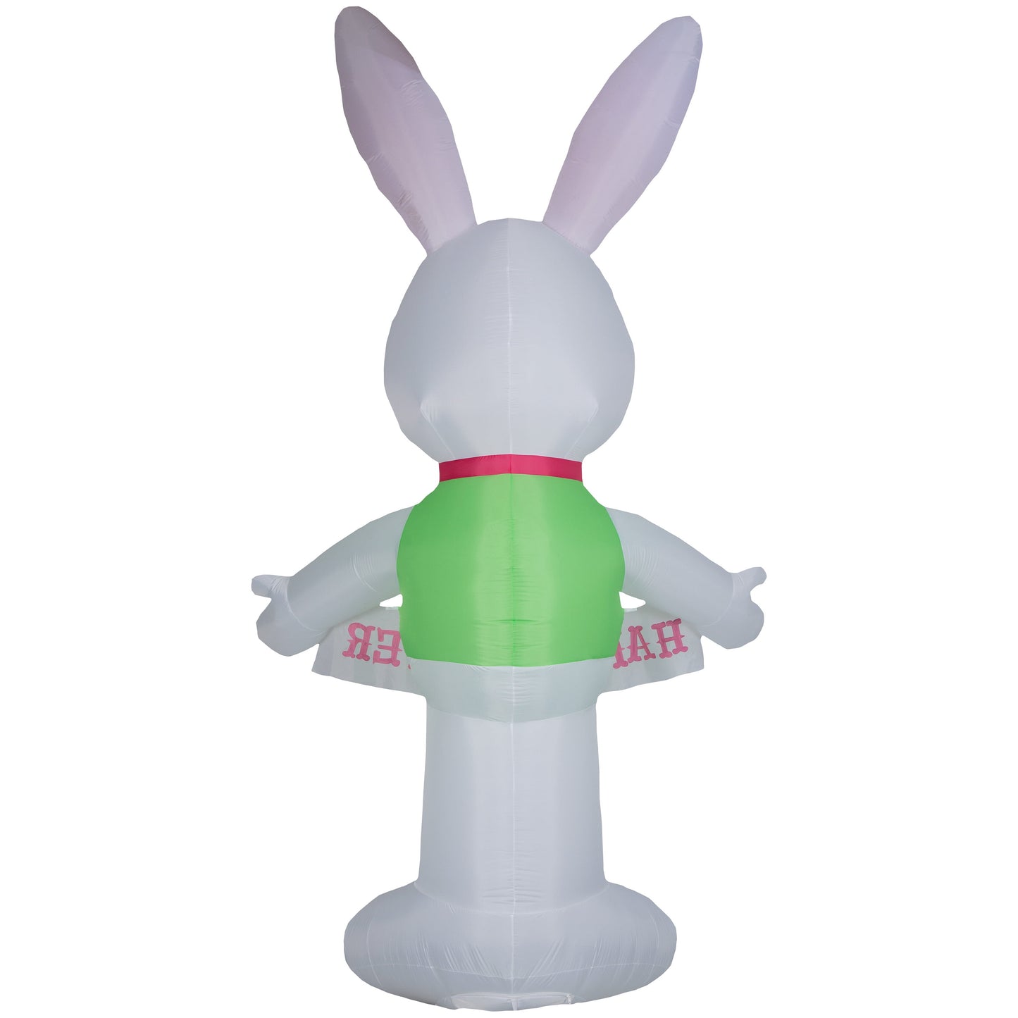 12.5'  Airblown Inflatable Giant Easter Bunny W/ Happy Easter Banner Yard Decoration